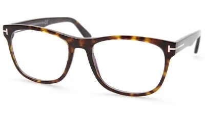 NEW TOM FORD TF 5662-B 052 Havana EYEGLASSES FRAME 56-18-145mm B42mm Italy - Image 1 of 4