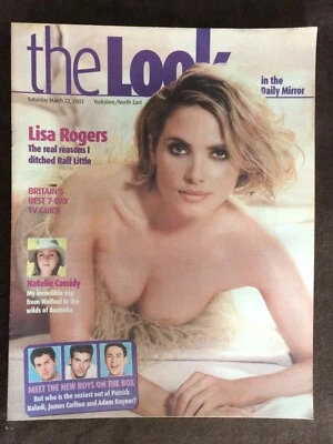 THE LOOK 22/03/2003 LISA ROGERS Natalie Cassidy Dennis Waterman Nicola Wheeler - Image 1 of 2