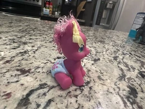 My little Pony G3.5 Cheerliee 2000s Sitting Baby Bubble Time weiß Windel rosa - Bild 1 von 3