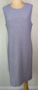 St. John Collection Woven Sleeveless Business Sheath Dress Women's M L - Picture 1 of 5