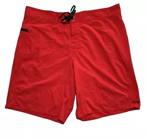 Pantalones cortos de tabla Patagonia para hombre 40x10 rojos Wayfarer baúles de baño - Imagen 1 de 11