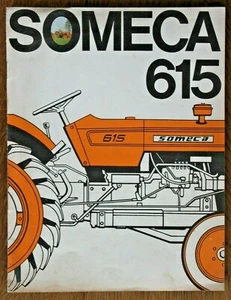 prospectus brochure tracteur travaux publics Someca 615 prospetto prospekt Fiat - Foto 1 di 2