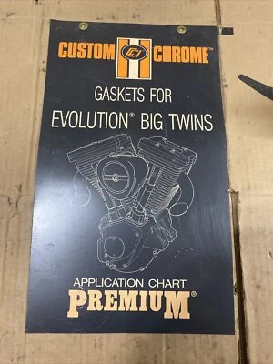 Harley Davidson Custom Chrome Gaskets For Evolution Big Twins Application Charts - Image 1 of 3