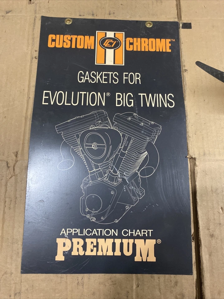 Harley Davidson Custom Chrome Gaskets For Evolution Big Twins Application Charts - Image 1 of 3