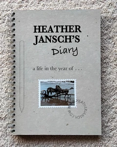 Heather Jansch's Diary-A Year in the Life-Horse Art & Sculpture-2009 1st Ed Sign - Picture 1 of 14