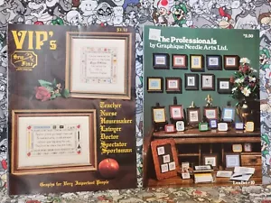 Cross Stitch VIPS Sew Fine- Teacher, Nurse, Lawyer,Etc and The Professionals Lot - Picture 1 of 2