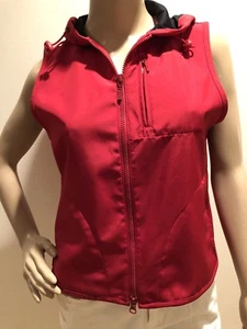 Jones New York Sport Hooded Red Vest Size P/P - Picture 1 of 8