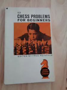 101 Chess Problems for Beginners by Fred Reinfeld SC 1960 - Foto 1 di 1