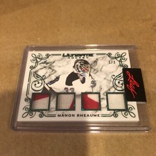 2023 LEAF ULTIMATE QUAD PATCH MANON RHEAUME EMERALD SP #1/3 EMERALD