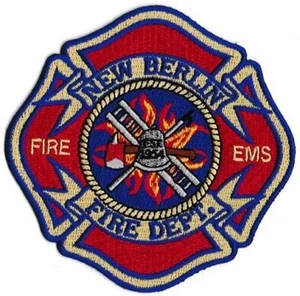 Neu Berlin, WI Abteilung Est. Feuerwehraufnäher 1954 NEU - Bild 1 von 1