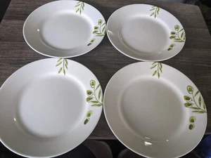 CORELLE ITALIAN GARDEN LUNCH PLATES 8.5 INCH RARE x 4 GENTLY USED FREE USA SHIP - Picture 1 of 4