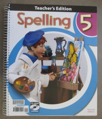 BJU Press Spelling 5 Teacher's Edition with CD-ROM, Second Edition Bob Jones - Image 1 of 3
