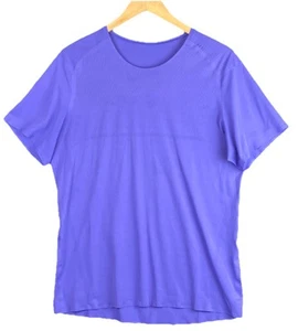 Lululemon Men’s T-shirt Athletic Running Yoga Blue Purple Sz L - Picture 1 of 7