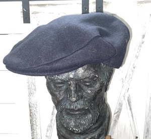 Gorra plana de lana Failsworth talla 7 1/2 -61 cm Newsboy - Imagen 1 de 15