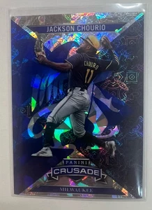 2025 Crusade Jackson Chourio Blue Ice #100 - Picture 1 of 2