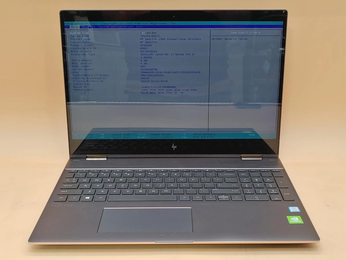 中古】HP Spectre x360 Convertible 15-ch011 HP Spectre 15-CH011