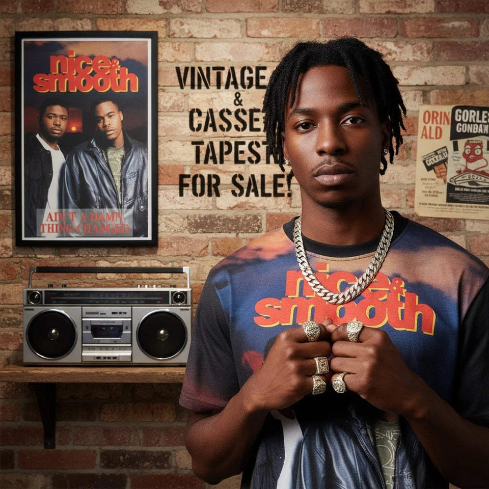 •BONITO Y SUAVE ~ NO ES UNA MALDITA COSA CAMBIADA• (1991 OG PRENSADO) (CINTA DE CASETE) Foto 1 de 4