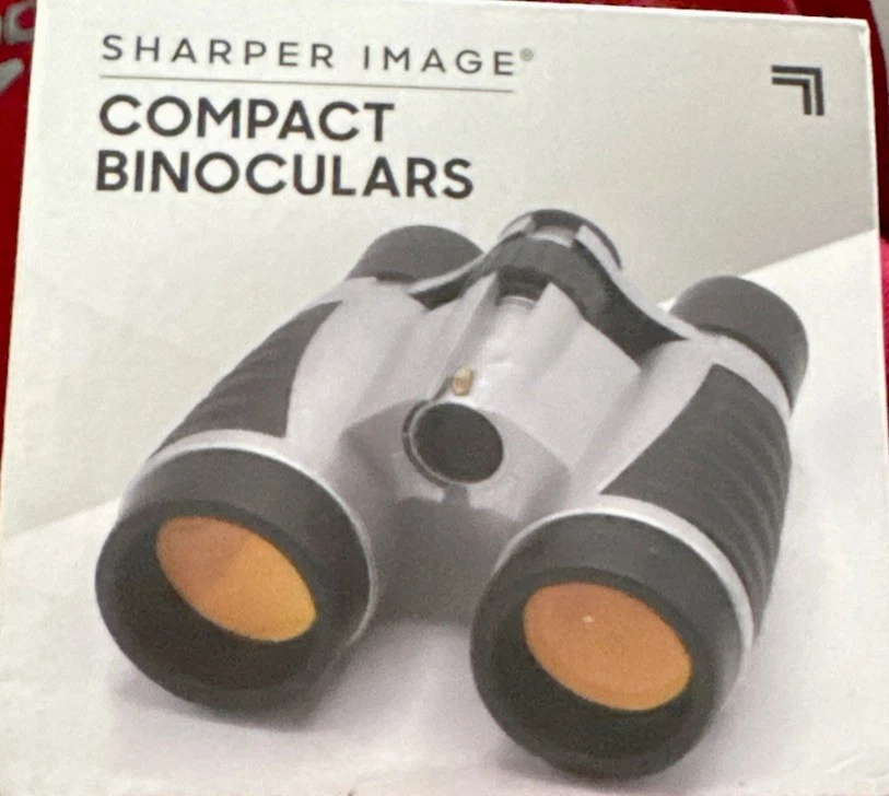 Sharper Image Compact Binoculars RubyCoated Glare-Free Optics w/Strap & Case - Image 1 of 1
