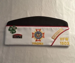 Veterans of Foreign Wars Virginia Hat/Cap VFW 1503 with Pins Life Member - Picture 1 of 6