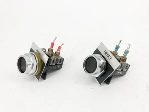 Lot of 2 General Electric CR104P Momentary Pushbuttons Black - Picture 1 of 6