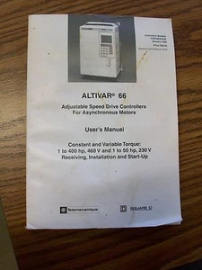 Square D Altivar 66 User's Manual 1999 Edition - Picture 1 of 3
