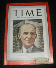 1942 March 23 TIME Magazine VG 4.0 Mass Producer / Henry Ford WW2 Vintage Ads