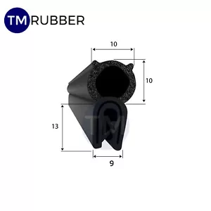 Pinchweld schlegal rubber toolbox metal car van boot seal door trim- sold p/m - Picture 1 of 1