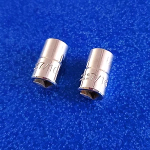 YOU GET BOTH PROTO 7/16" P/N 5214 3/8" DR 12pt SOCKETS HAND TOOLS FREE SHIPPING - Picture 1 of 6