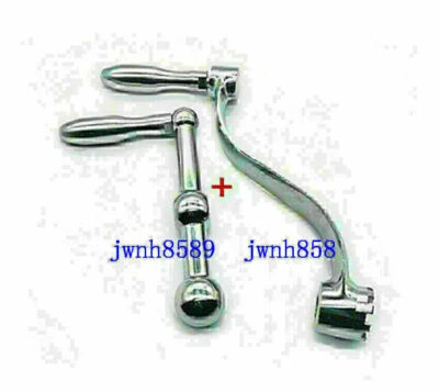 Bridgeport Milling Machine Parts-3 Ball Metal Crank Handle +Elevating Knee Crank - Image 1 of 4