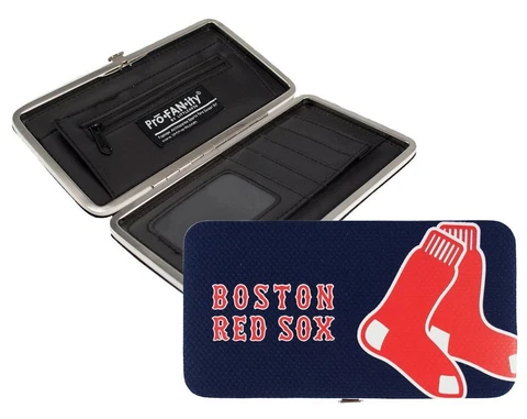 L@@K Boston Red Sox MLB Authentic Women's Shell Mesh Wallet by Little Earth NIB Cover