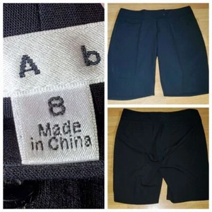 CAbi Bermuda Mid Rise Shorts Size 8 34x12 Business Pleaded 893 style - Picture 1 of 6
