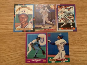 Vintage Lot Tony Fernandez USA MLB Baseball TRADING CARDS - Picture 1 of 4