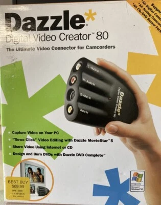 Dazzle Multimedia Digital Video Creator 80 DVC-80 with software DVC-80 - Image 1 of 4