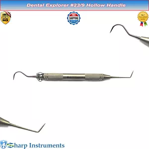 Dental Probe 23/9 Surgical Explorer Tartar Scraper Periodontal Double Ended Tool - Bild 1 von 2