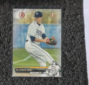 2017 Bowman Draft MacKenzie Gore 1st Bowman Card - Picture 1 of 1