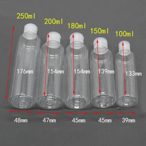 100 bis 250ml Trinkflasche Sportflasche Wasserflasche Getränkeflasche Kunststoff - Picture 1 of 6