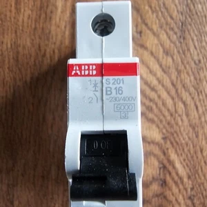 Sicherung automat ABB Set B16 S201 B16 Leitungsschutzschalter 1-polig 10er Pack - Bild 1 von 7