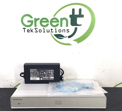 Cisco C1111-8PW C1100 Series Integrated Services  Router w AC Adapter - Image 1 of 4