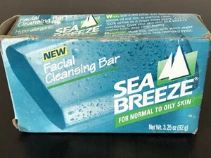 NEW Vintage SEA BREEZE Facial Cleansing Bar Sealed in Plastic. DISCONTINUED - Picture 1 of 6