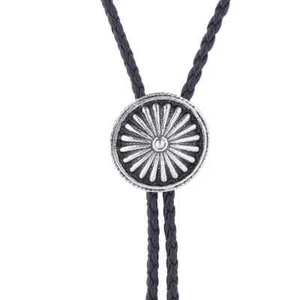 BIJOU CONCHO BOLO TIE CRAVATE WESTERN COUNTRY - Picture 1 of 1