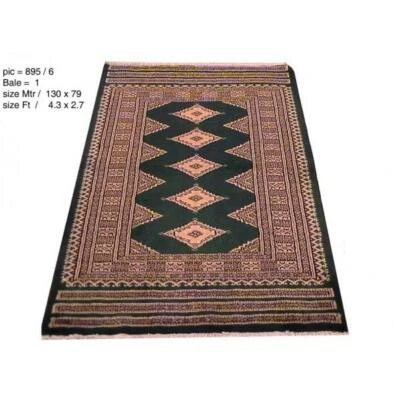 Alfombra hecha a mano de lana y seda Jaldar Bokhara 3x4 PIX-25406 Foto 1 de 4