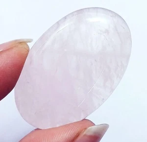 Cabujón de cuarzo rosa natural 48,70 quilates certificado piedras preciosas sueltas con regalo gratis - Imagen 1 de 8