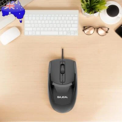 Portable Business Gaming Mouse USB Wired Mouse 3-Button 1000DPI for Office - Image 1 of 4