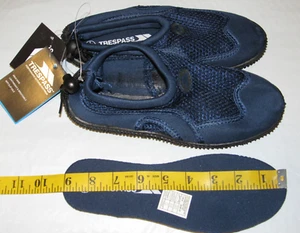 TRESSPASS Womens Size 7 US Paddle Water Shoes Navy Lightweight Slip-resistant - Picture 1 of 12