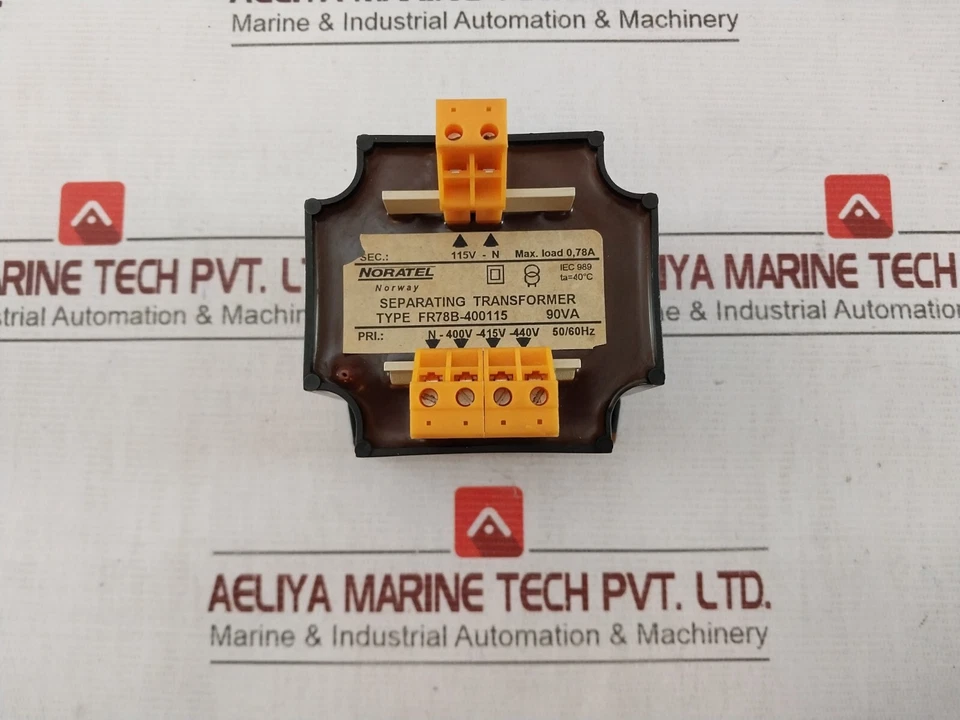 Transformador Separador NORATEL FR78B-400115 IEC 989 90VA 115V-N 0.78A - Imagen 1 de 4