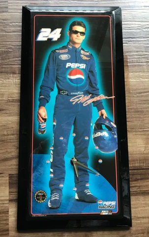 Jebco Jeff Gordon Pepsi Clock #00615/5,000 Limited Edition Autographed Clock Cover