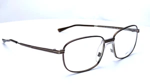 Safilo Elasta 7145 7ZB Brown Rectangle Mens Eyeglasses - Picture 1 of 6