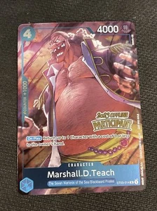 One Piece TCG Marshall.D.Teach ST03-014 OFFLINE Regional Participation Vol. 1 - Picture 1 of 2