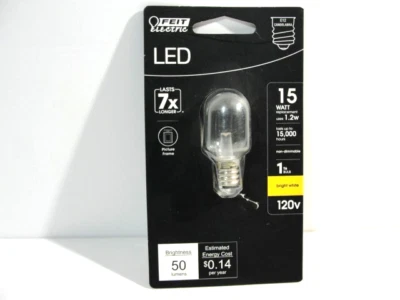 Feit Electric 15w 50 lumens 120v Candelabra Base LED Light Bulb BPT6/LED/HDRP - Image 1 of 2