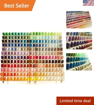 Assorted 260 Spools Embroidery Thread Kit - 550 Yards of Creative Possibilities - Image 1 of 4